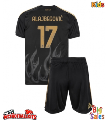 Juventus Kerim Alajbegovic #17 Replica Third Stadium Kit for Kids 2026-27 Short Sleeve (+ pants)